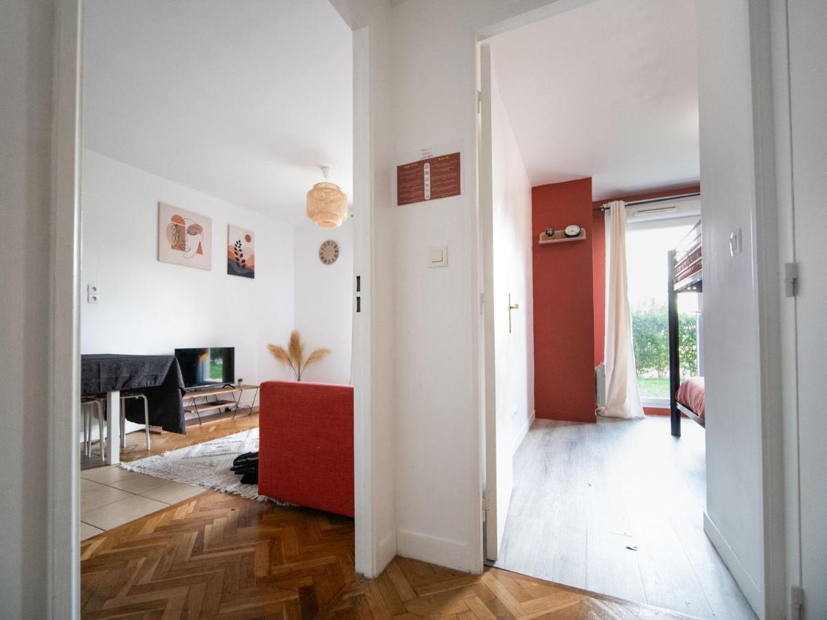 Appartement 10 Mins Disneyland - Jardin Et Parking Montévrain Exterior foto